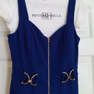 BCX onepiece wide leg jumper Royal Blue size 7